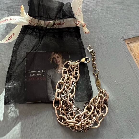 Sabika Summer 2011 Multi Chain Chainlink Bracelet - Picture 1 of 10